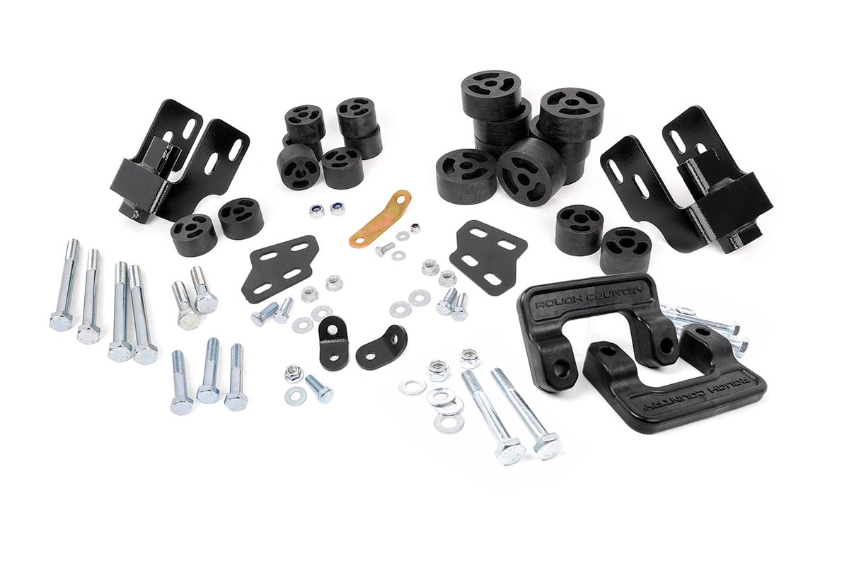 Chevrolet Silverado 1500 Suspension Lift Kit - Front + Rear - Rough Country - 3.25-inch Combo with 2-inch Leveling Spacer and 1.25-inch Body Lift - '07-'13